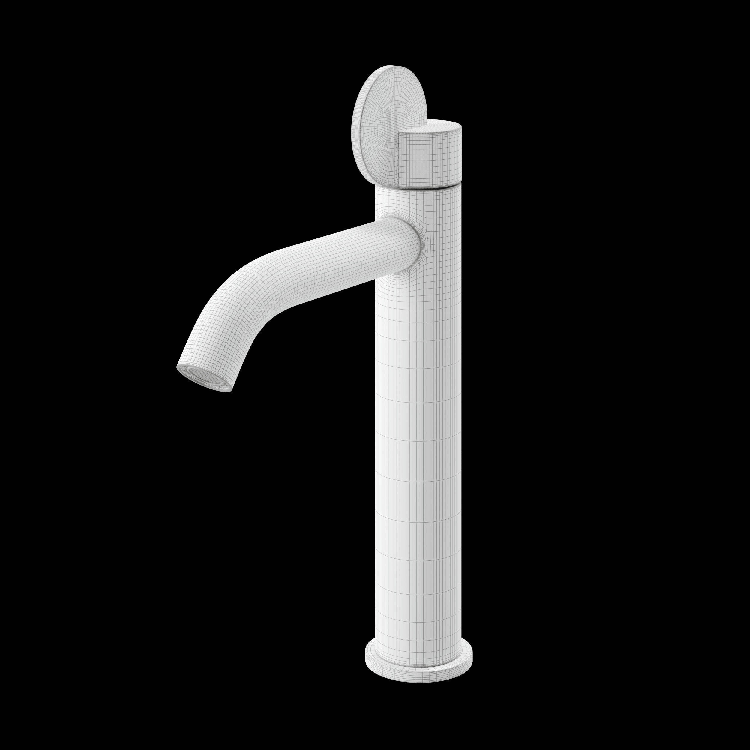 limon basin mixer for single hole tap by AGAPE DESIGN 3D model_5
