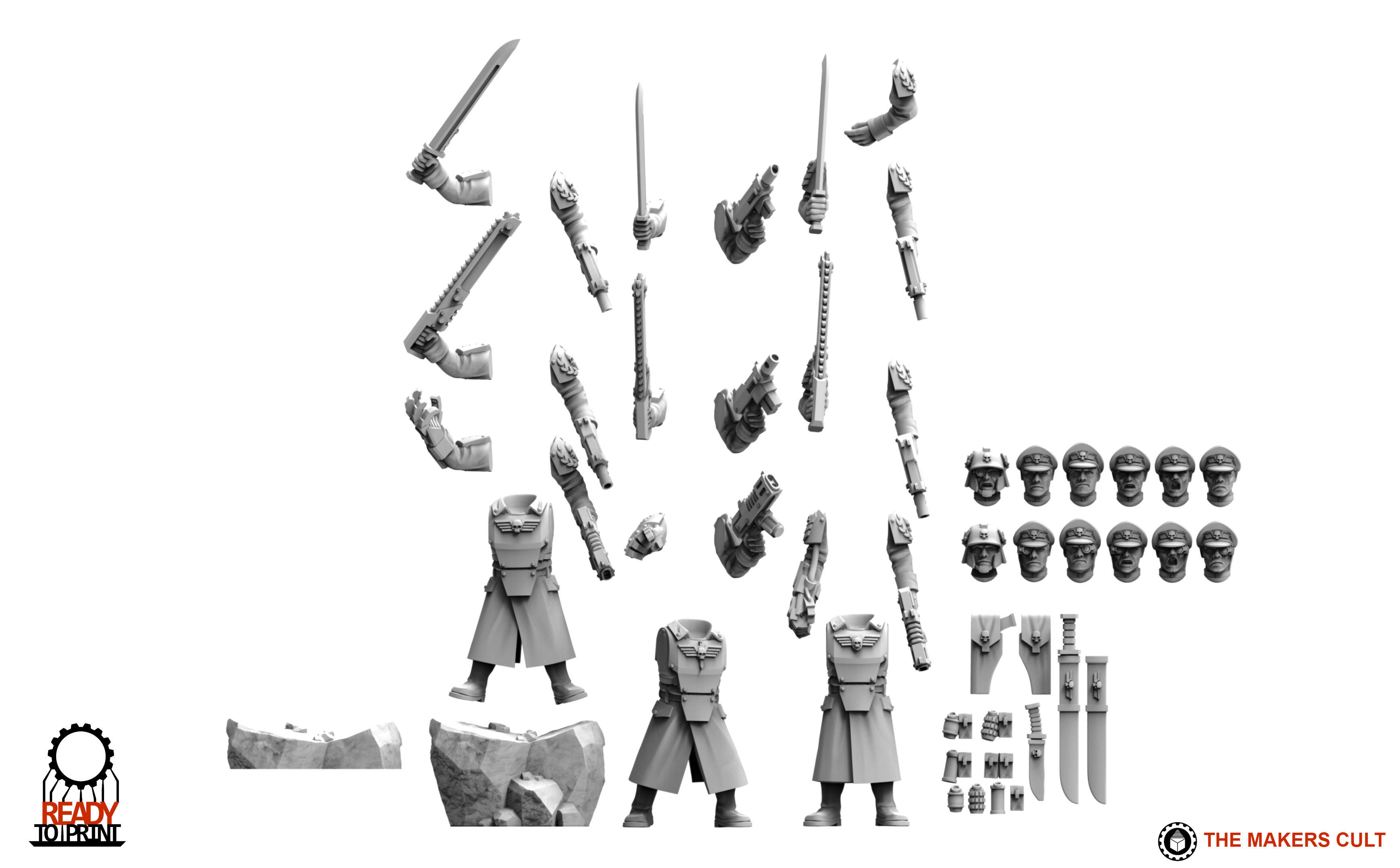 Universal Guard - Commander Builder 3D print model_3