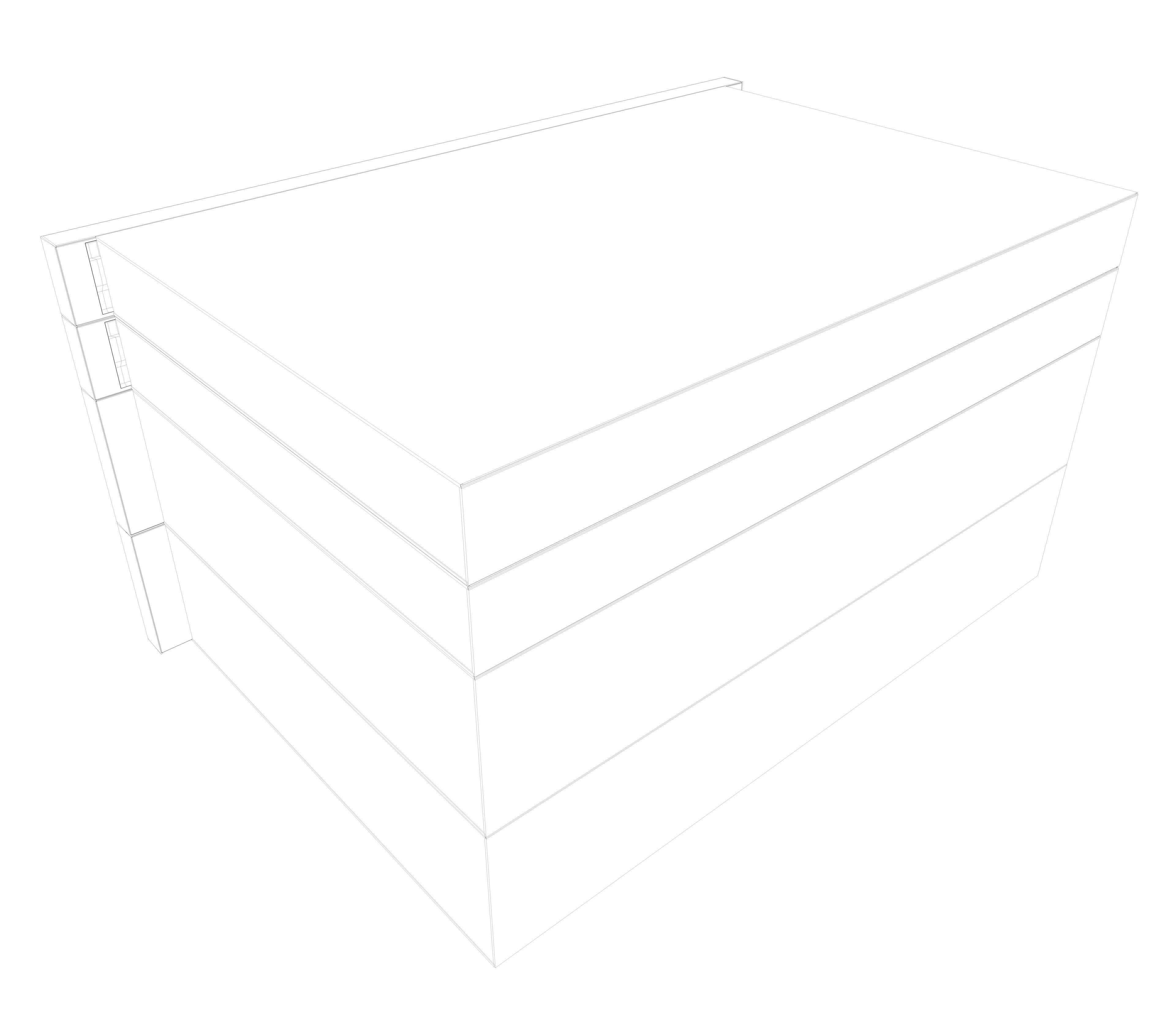 Data Server and Network Rack 3D model_7