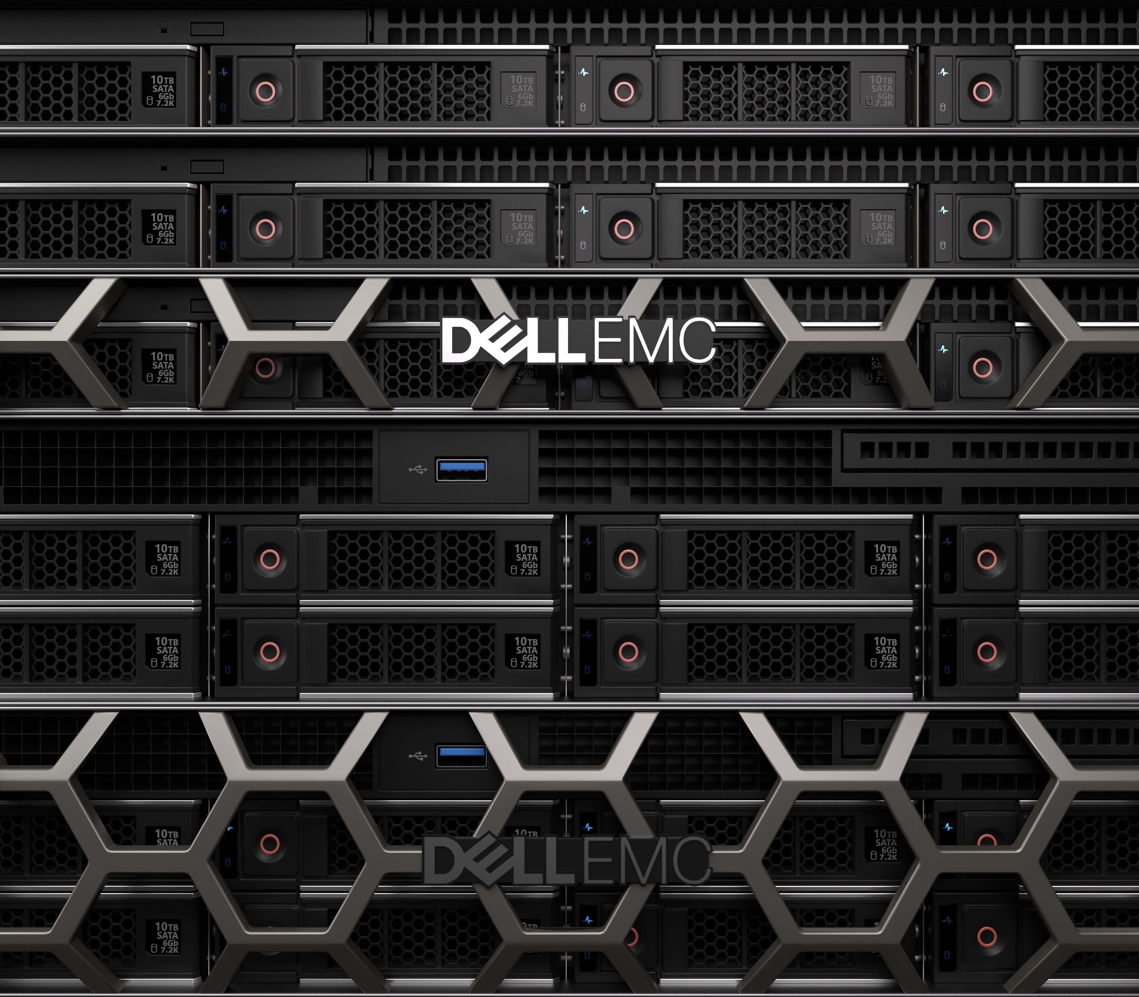 Data Server and Network Rack 3D model_4