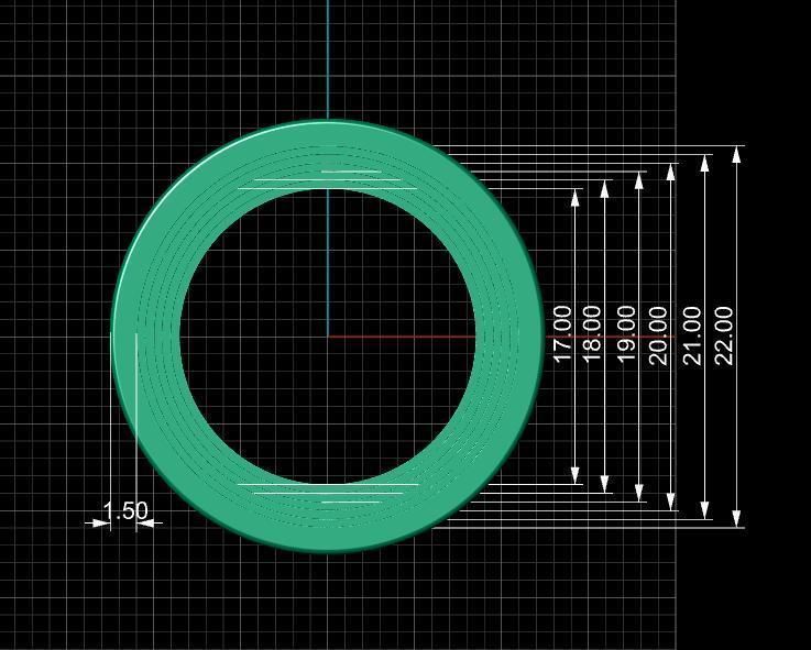 Rings Puma Tree 3D print model_15