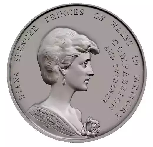 Lady Diana SPENCER Medallion Coin