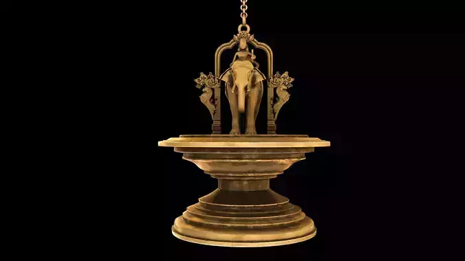oil lamp elephant king
