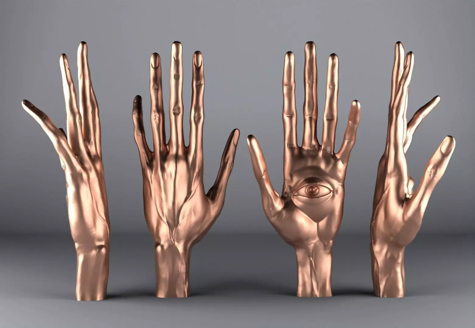 hand eye 3D print model_0