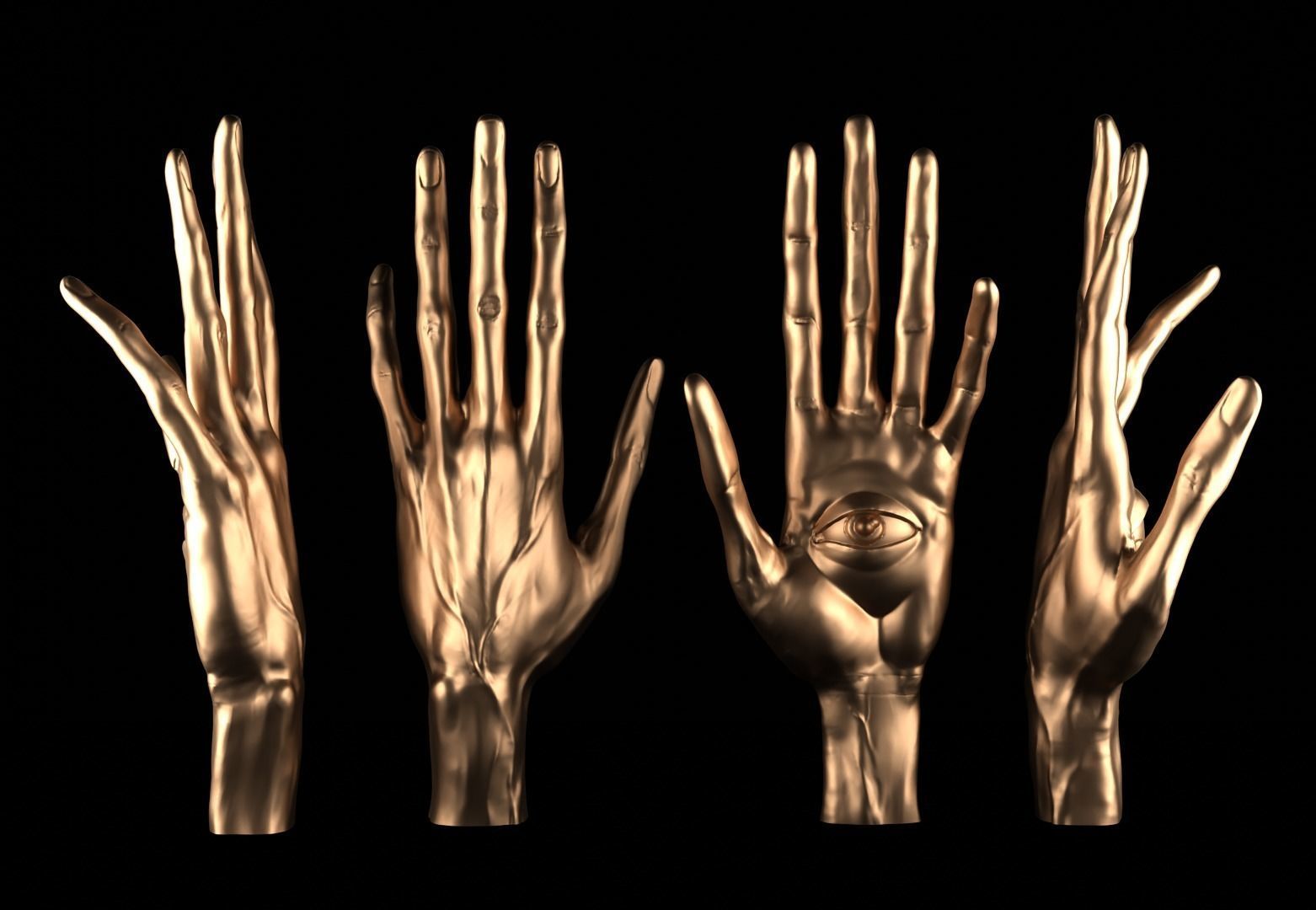 hand eye 3D print model_2