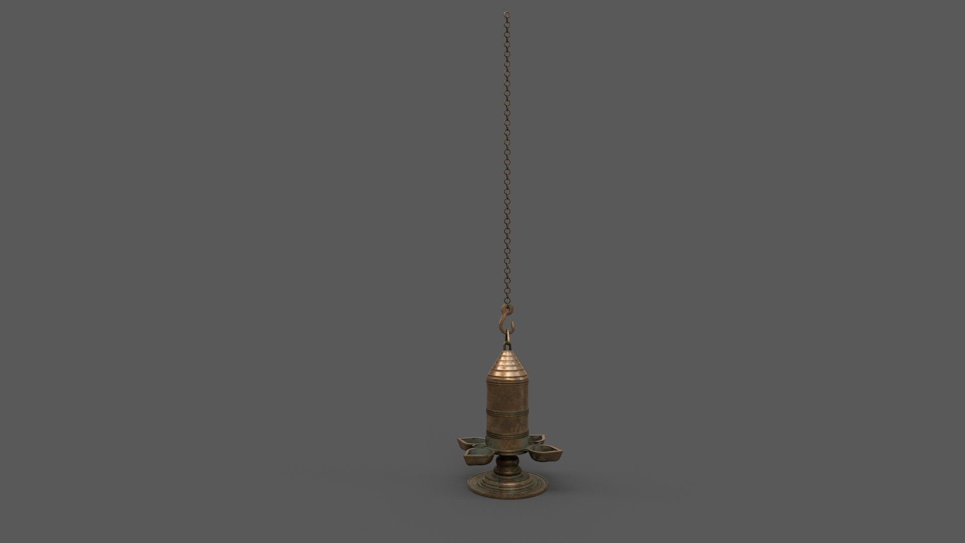 oil lamp 3D model_7