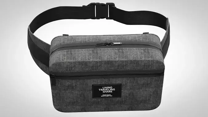 Bag 01-Clo 3D Low-poly 3D model