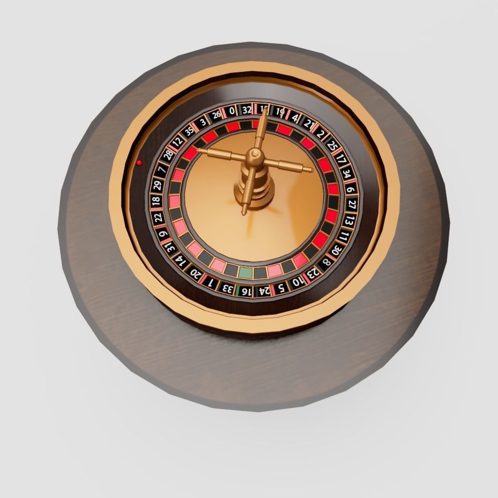 3D model Roullete Model casino roule wheel VR / AR / low-poly | CGTrader
