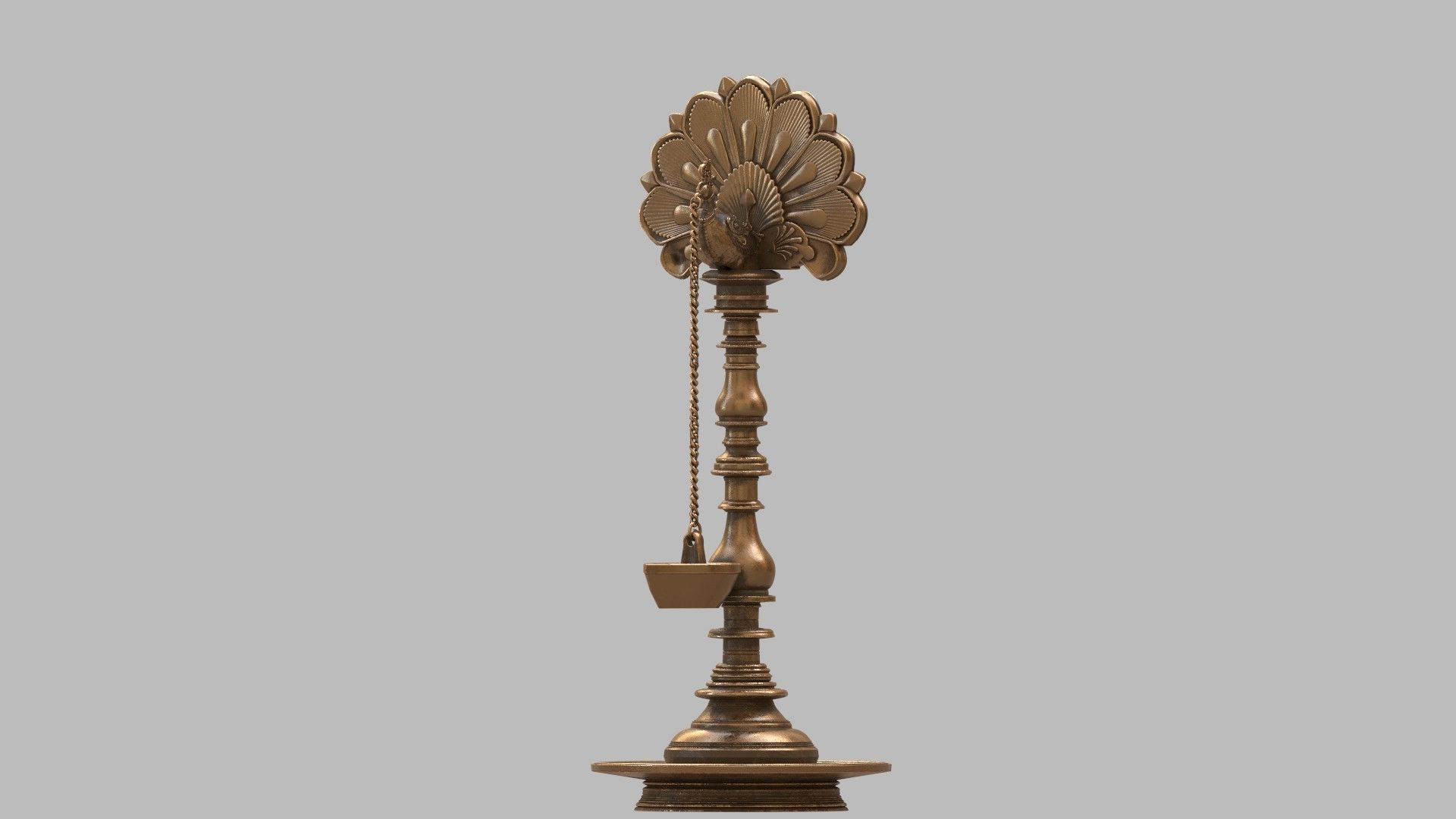 oil lamp peacock 2 3D model_3