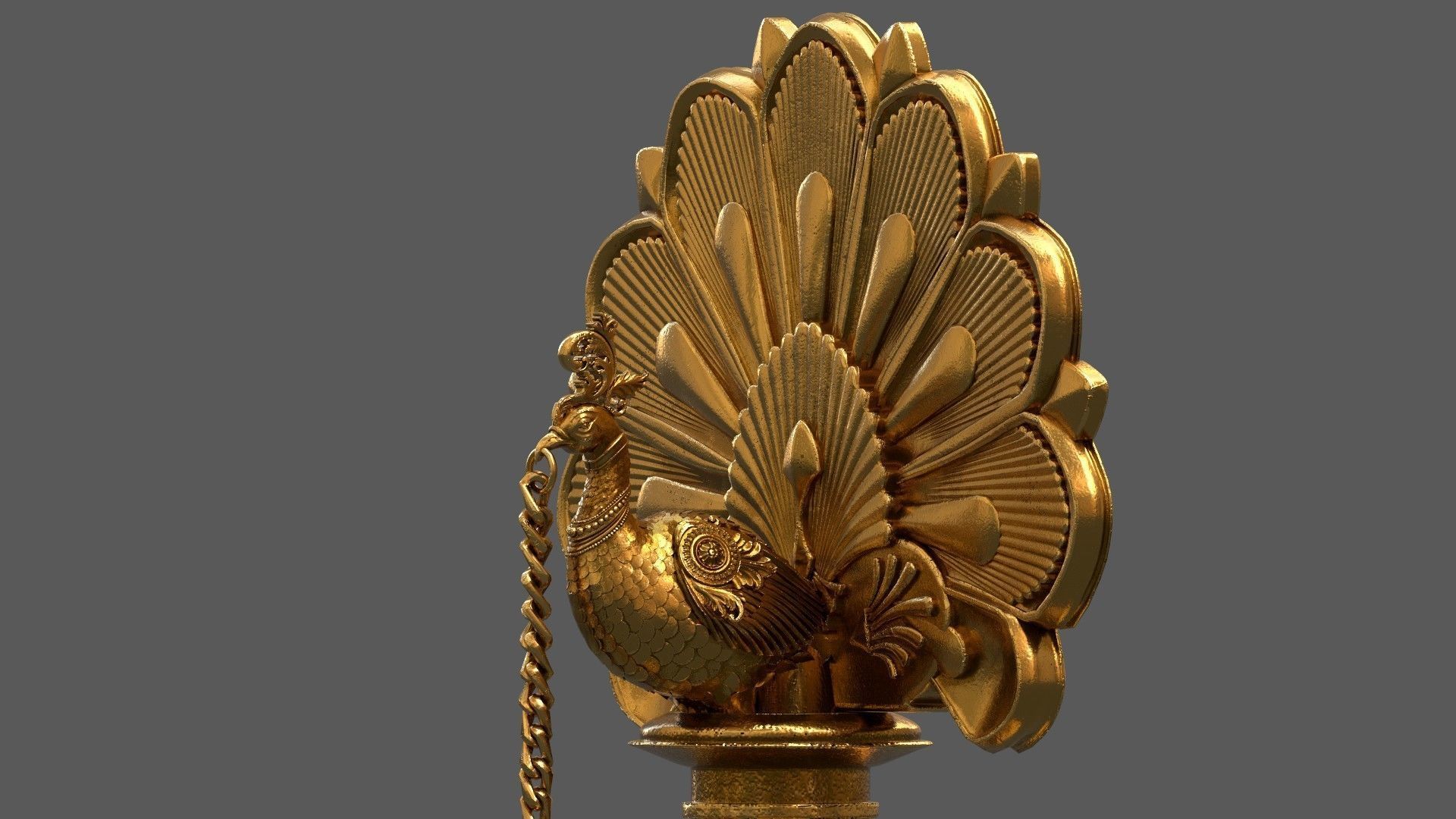 oil lamp peacock 2 3D model_12