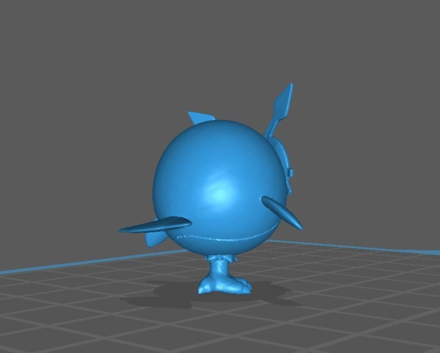 Hoothoot pokemon 3D print model 3D print model_5