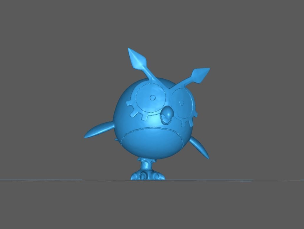 Hoothoot pokemon 3D print model 3D print model_4