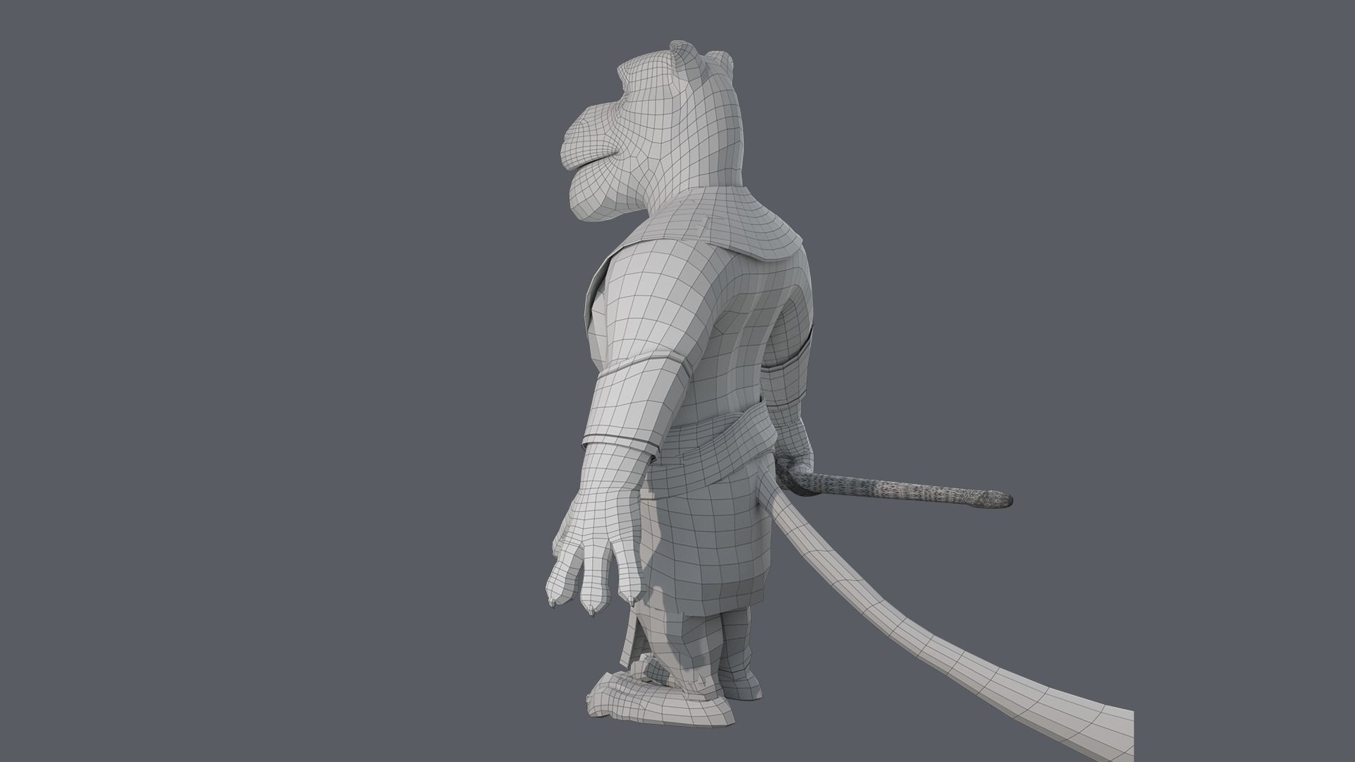 Cartoon Lion Rigged 3D model_24