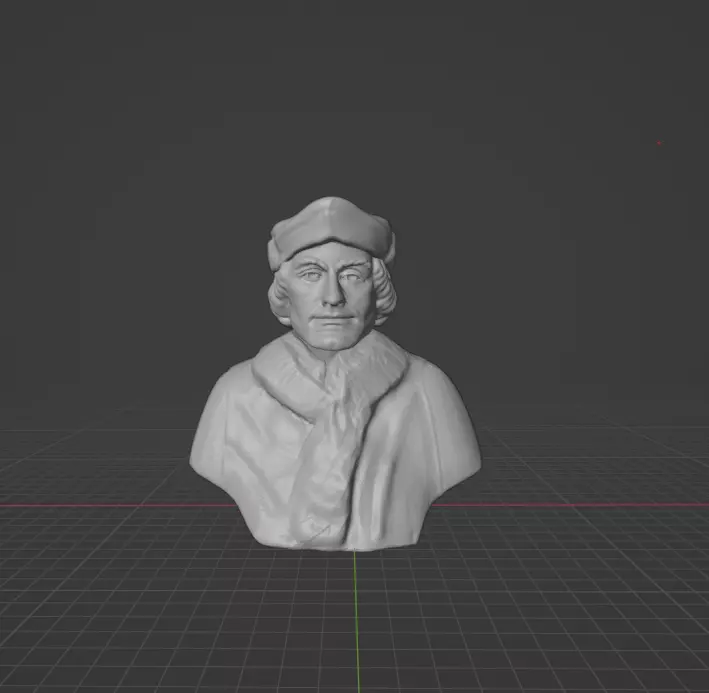 Erasmus bust 3D print model
