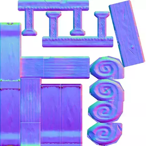 bench pillars and columns colors