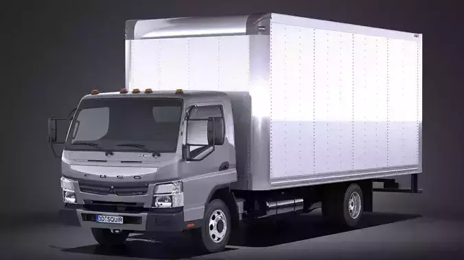  Mitsubishi Fuso BOX 2016  3D model