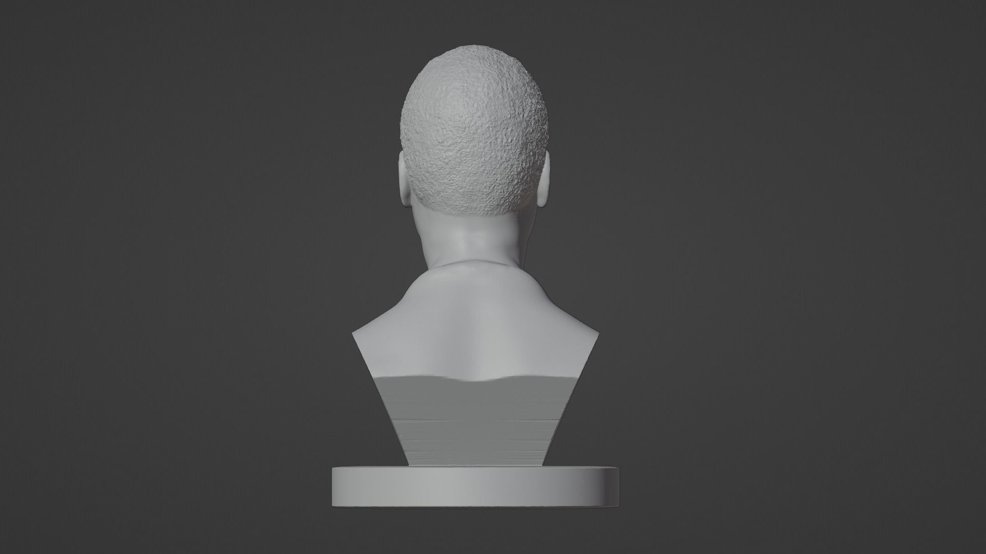 Pele Bust 3D Printable 3D print model 3D print model_3