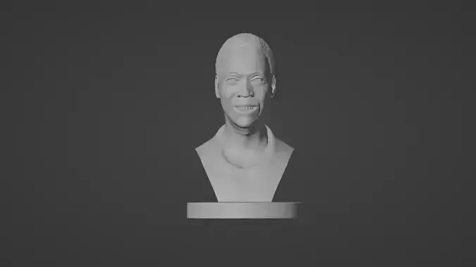 Pele Bust 3D Printable 3D print model