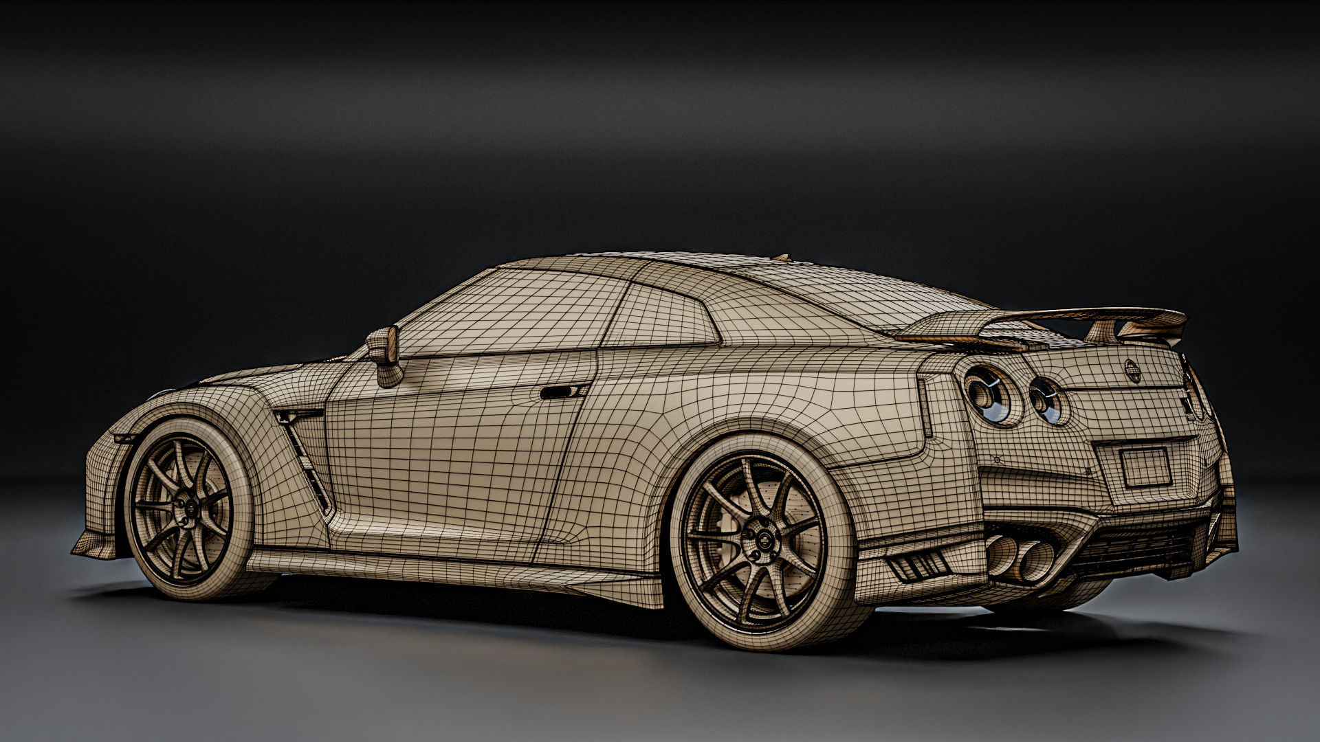 Nissan GTR R35 T-Spec 2022 3D model_36