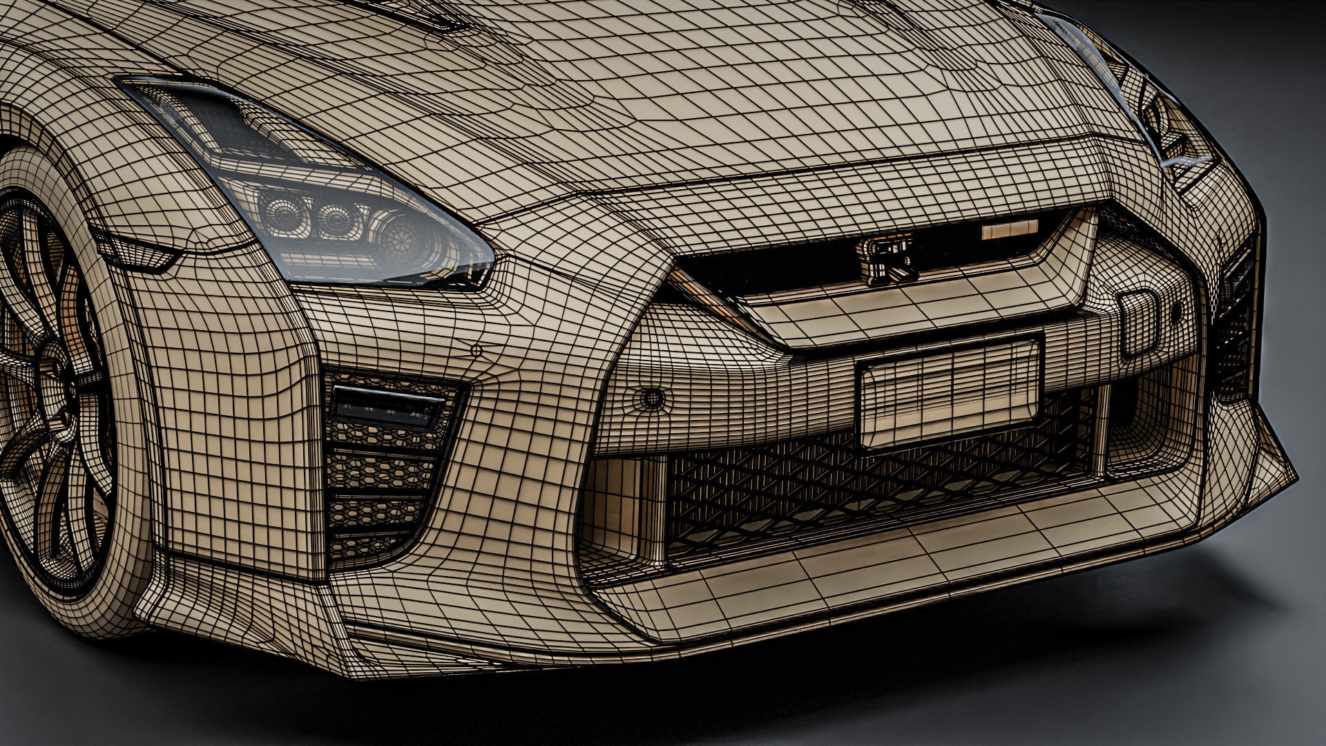Nissan GTR R35 T-Spec 2022 3D model_29