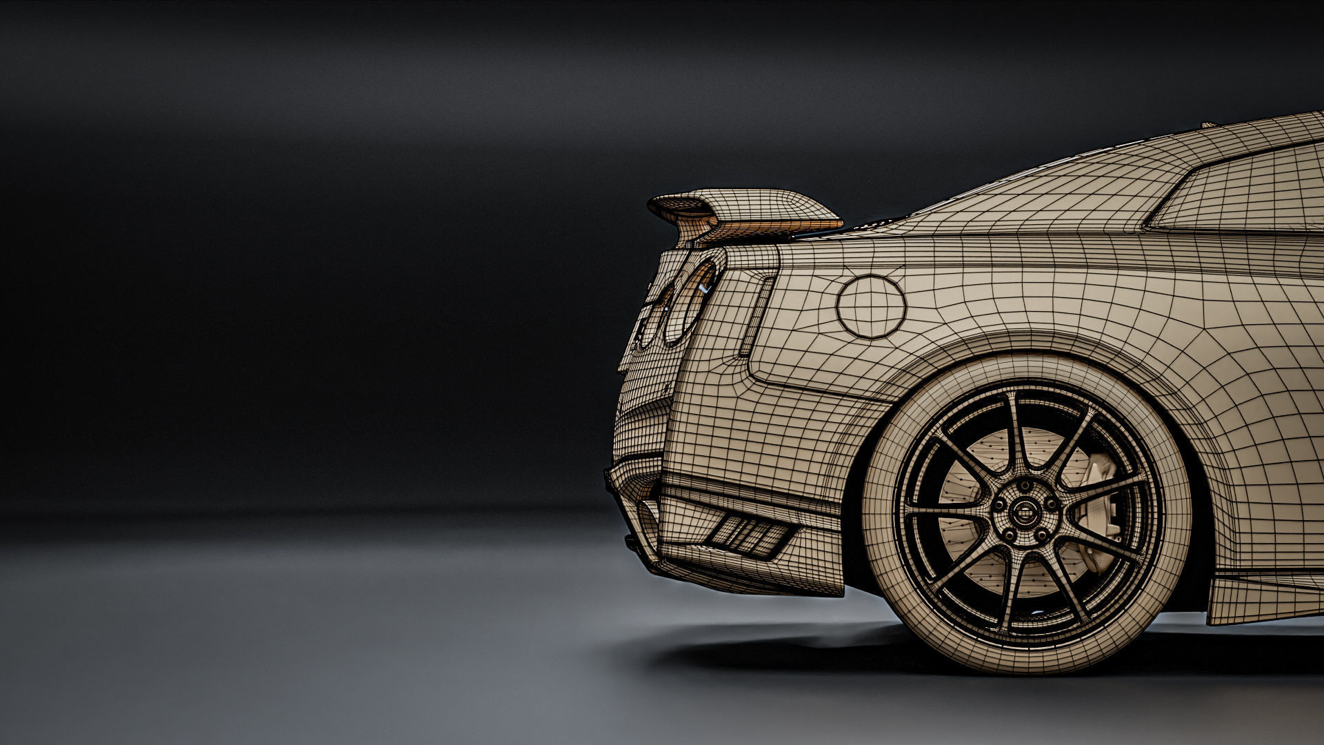 Nissan GTR R35 T-Spec 2022 3D model_35
