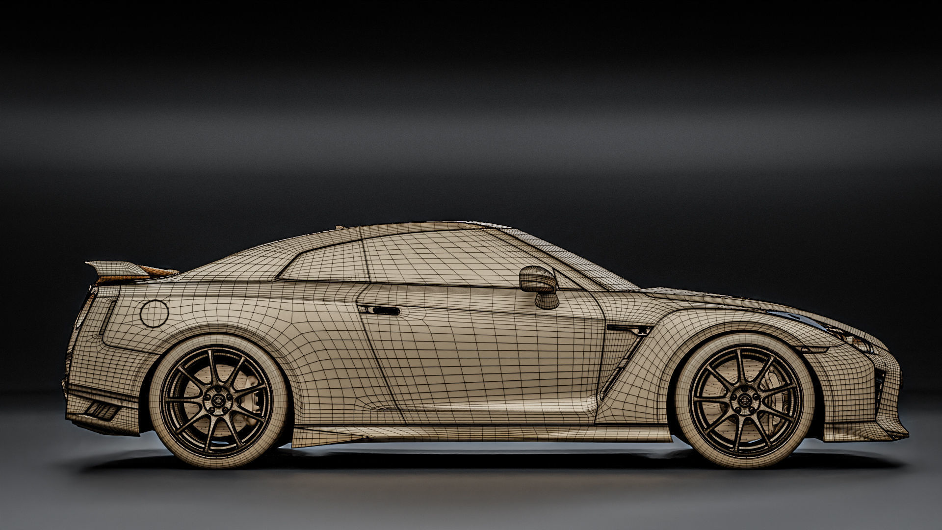 Nissan GTR R35 T-Spec 2022 3D model_28
