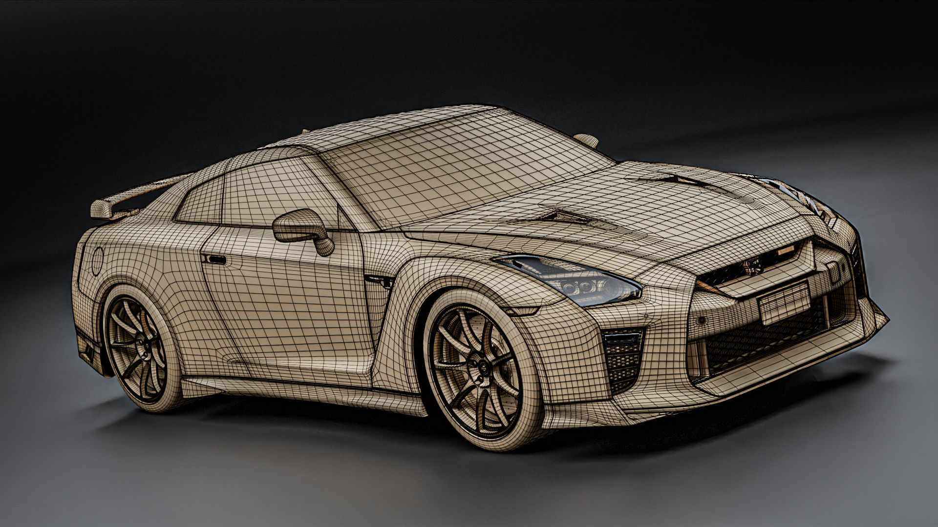 Nissan GTR R35 T-Spec 2022 3D model_25
