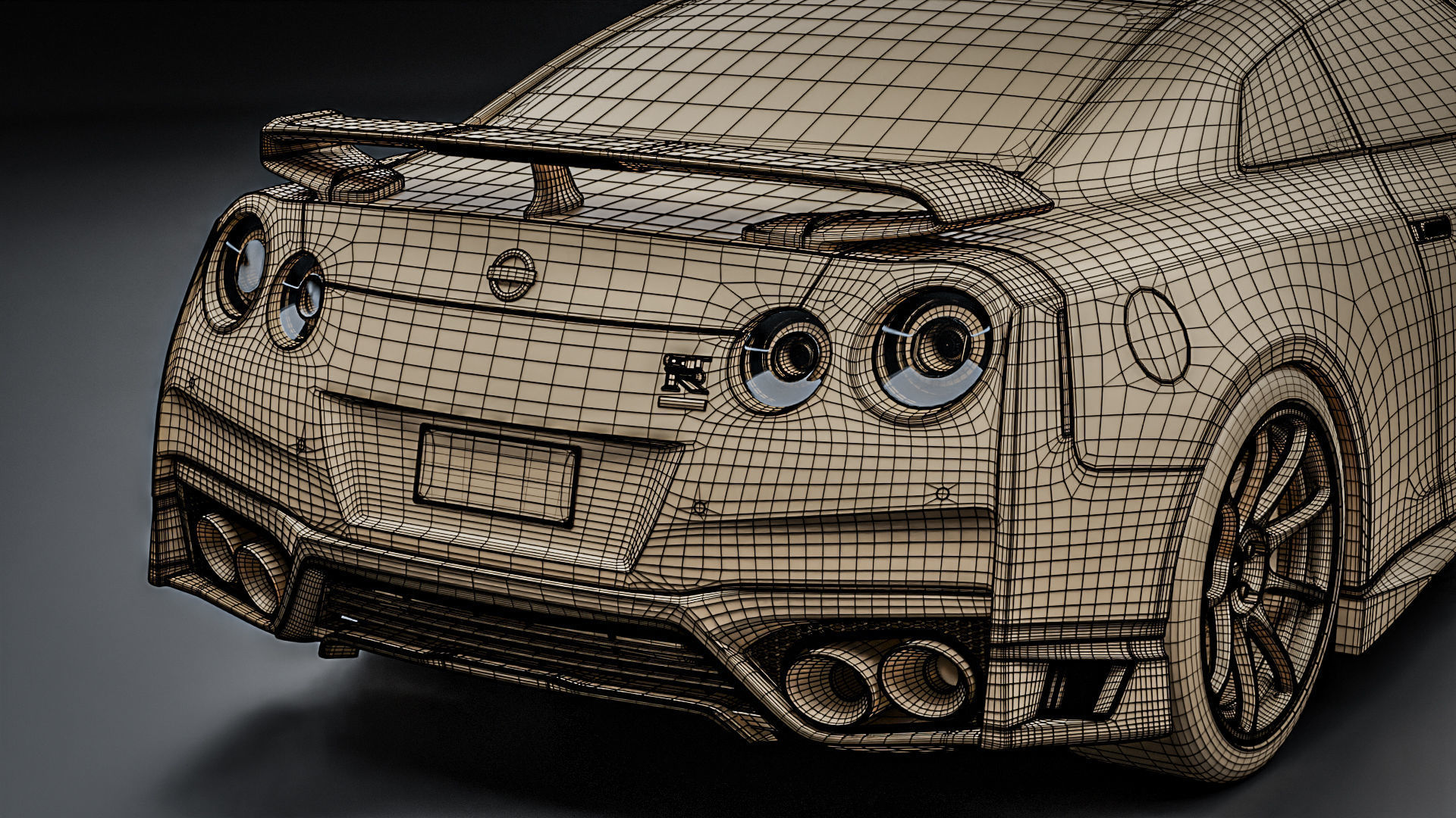 Nissan GTR R35 T-Spec 2022 3D model_30