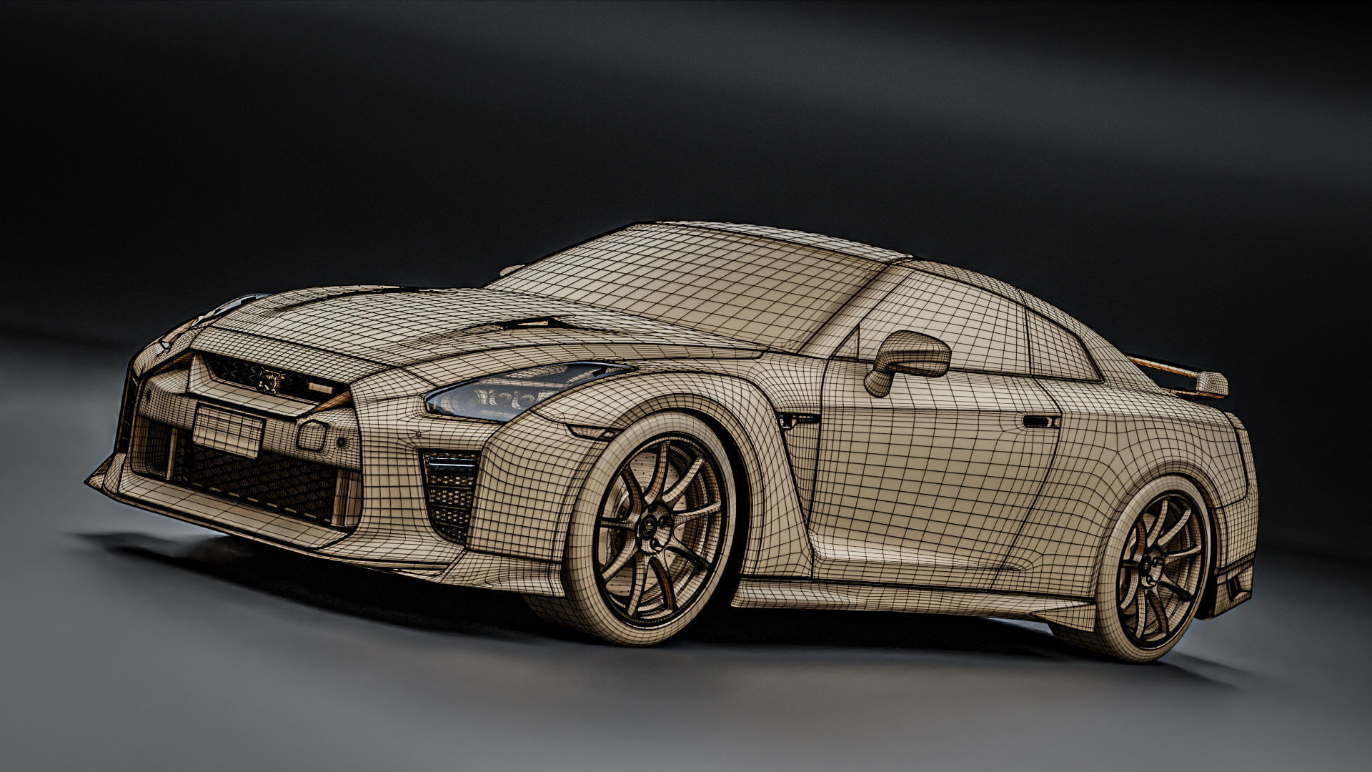 Nissan GTR R35 T-Spec 2022 3D model_26
