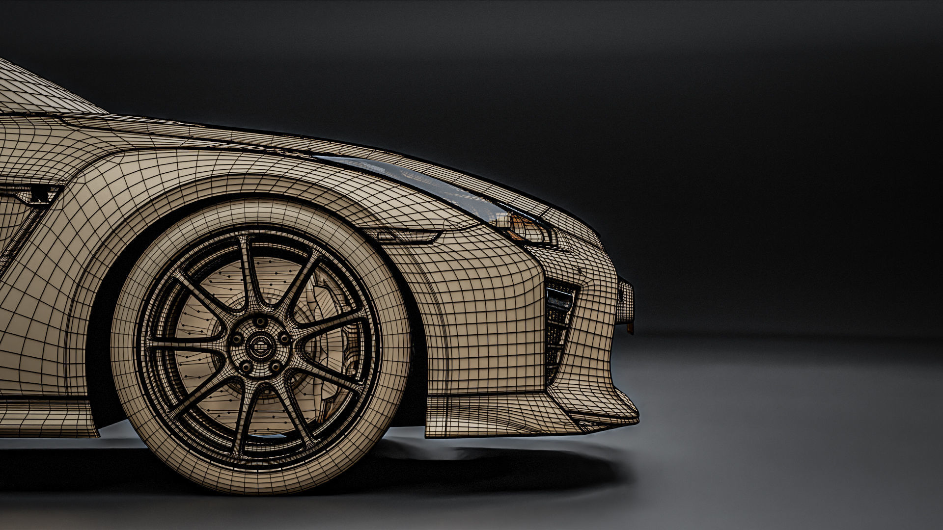 Nissan GTR R35 T-Spec 2022 3D model_34