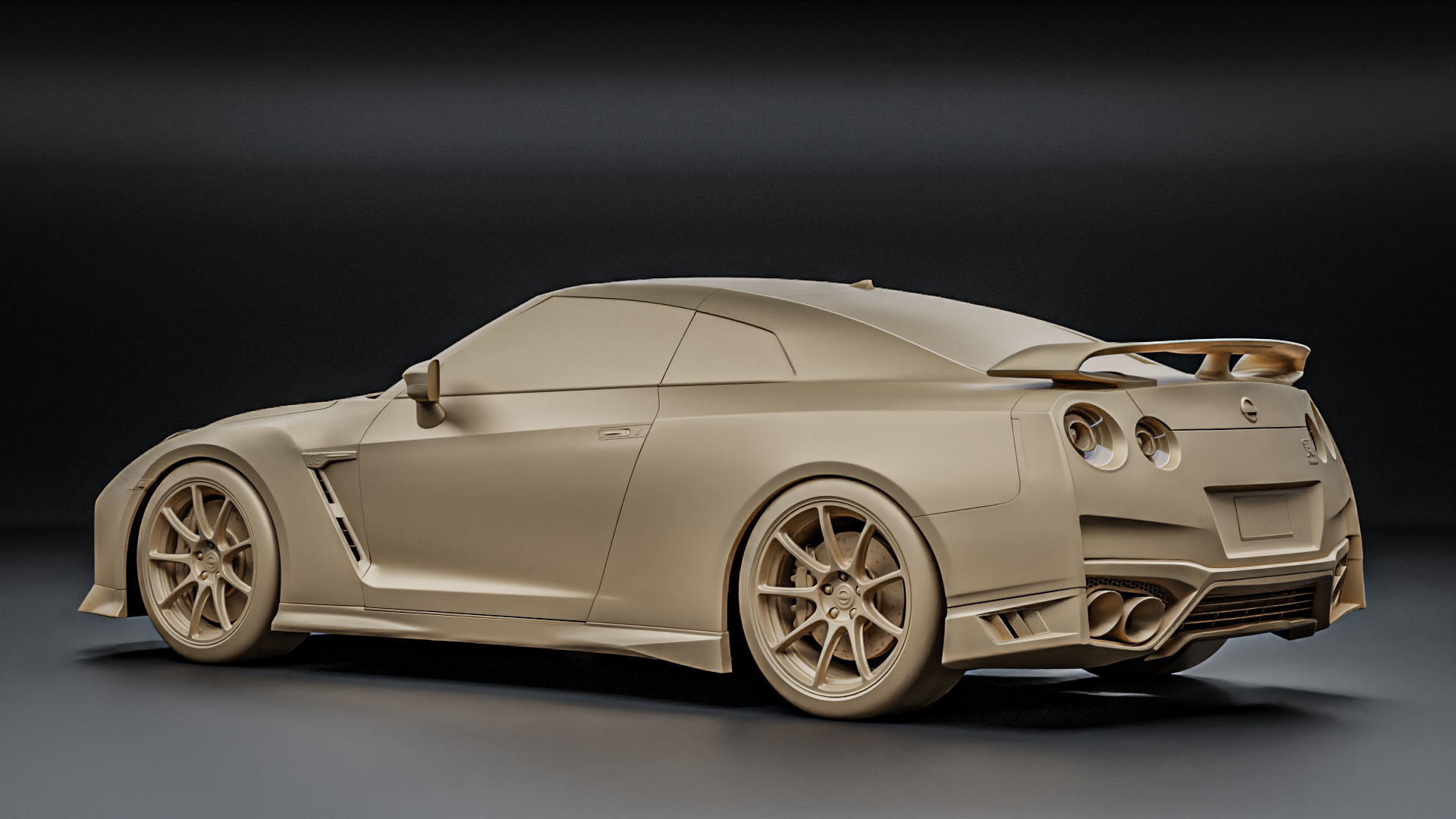 Nissan GTR R35 T-Spec 2022 3D model_24