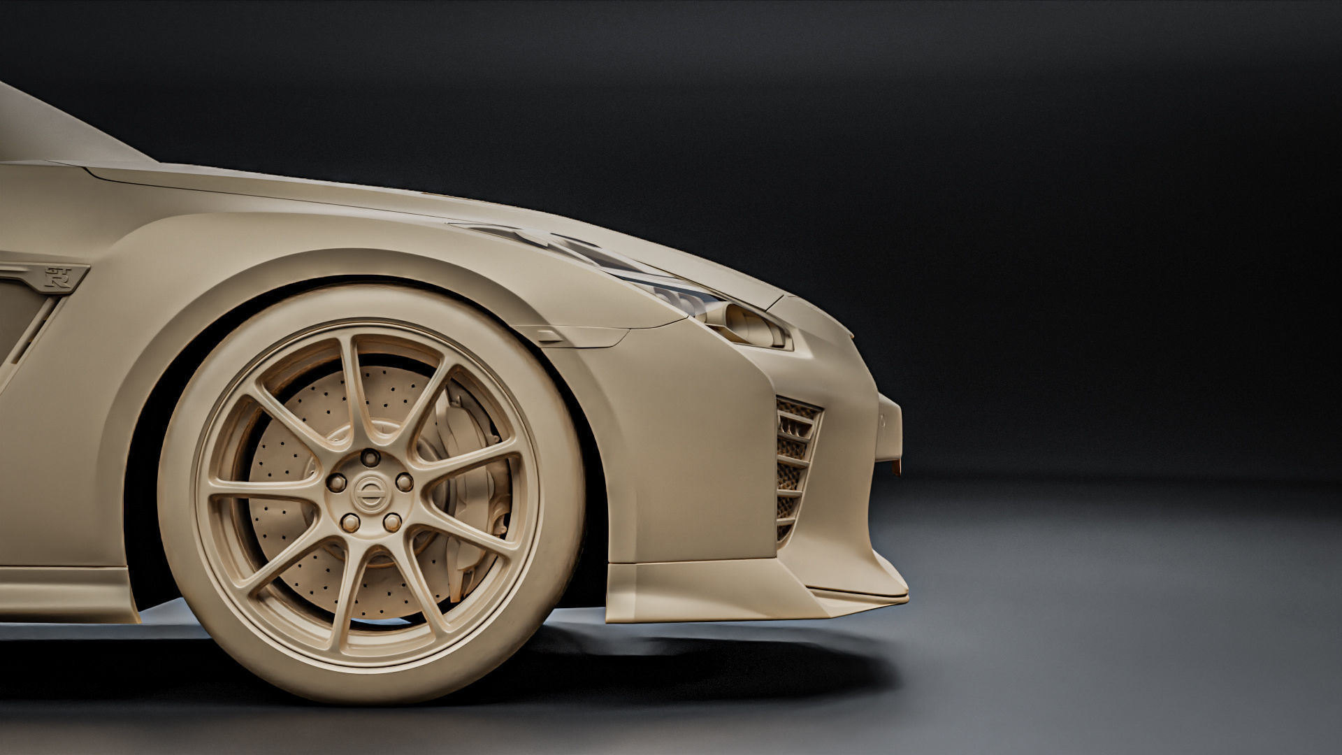 Nissan GTR R35 T-Spec 2022 3D model_22