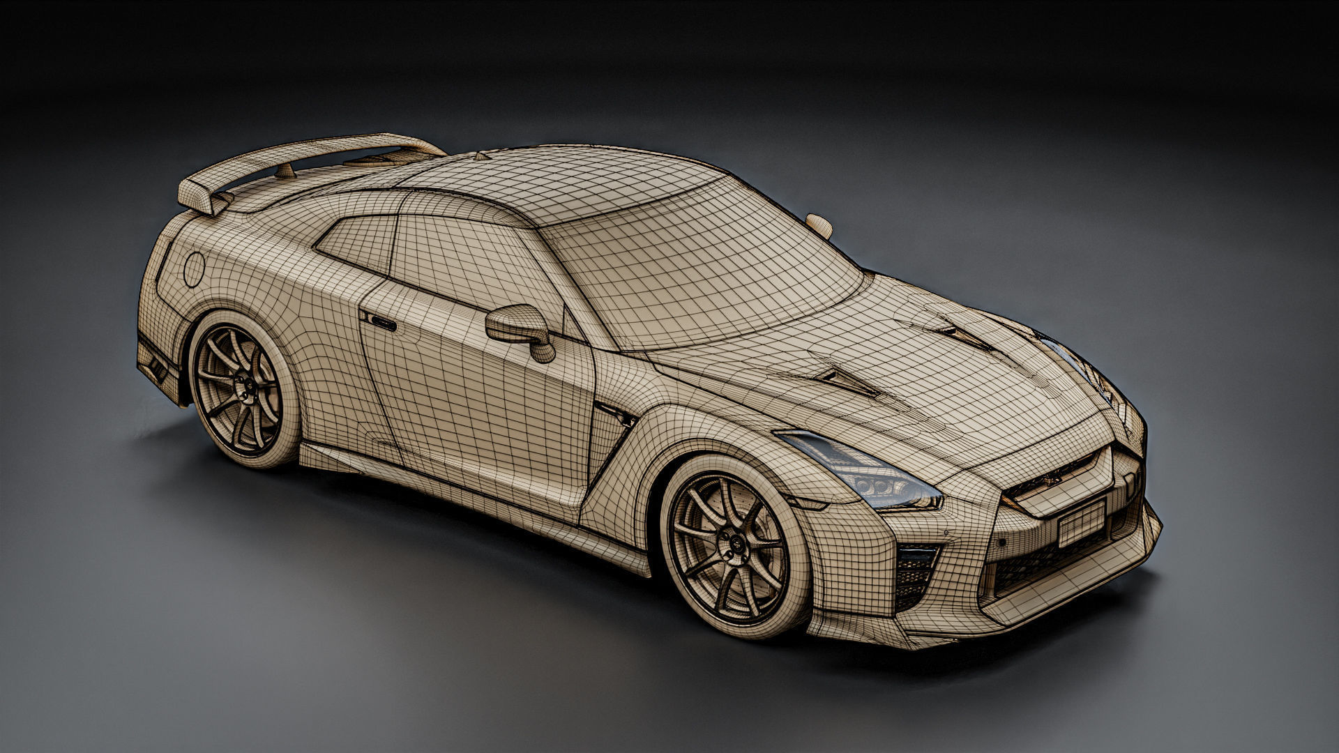 Nissan GTR R35 T-Spec 2022 3D model_33