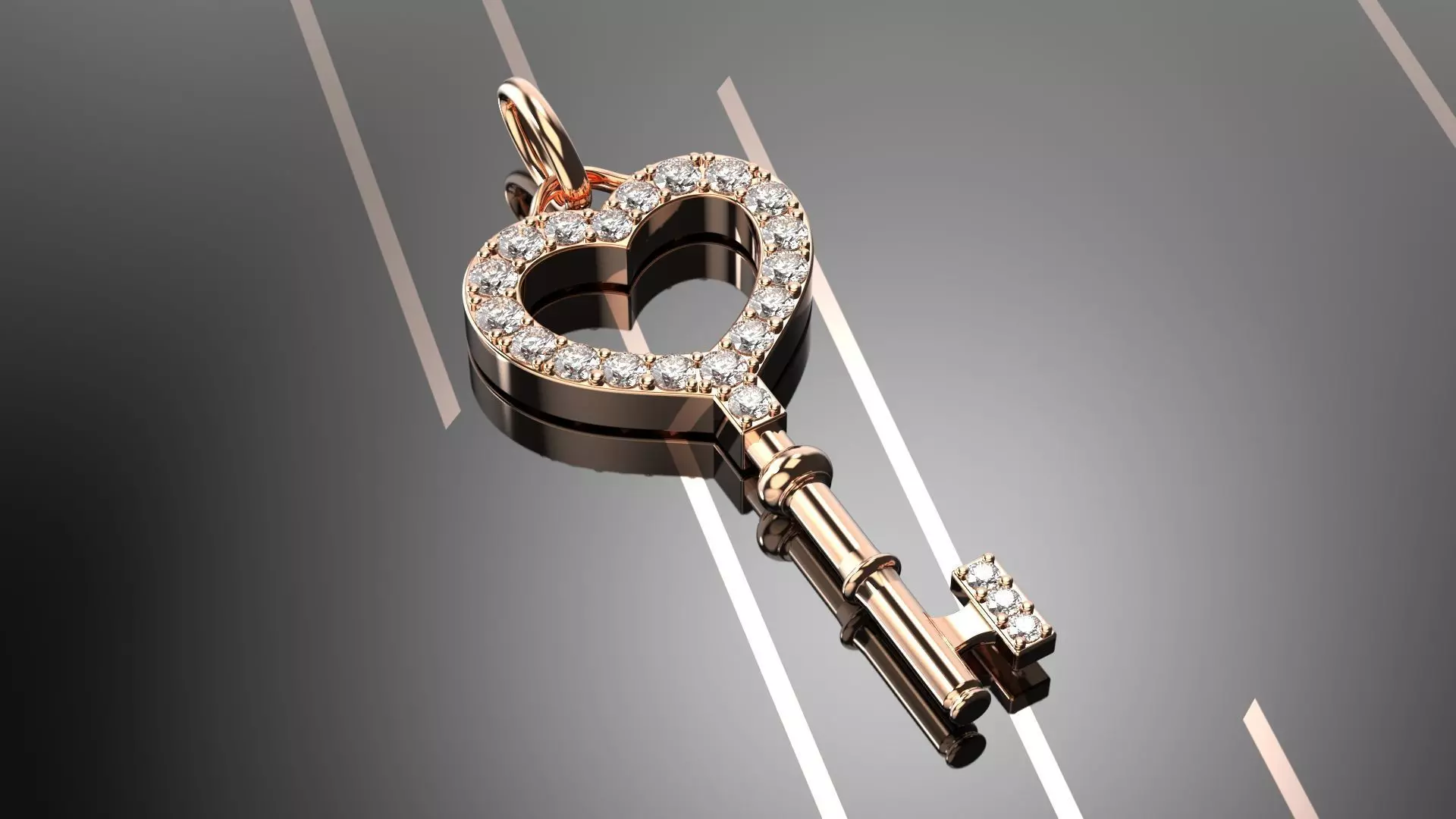 Pendant key 2023-007 3D print model