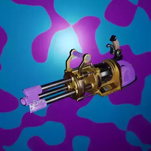 Arcane Jinx Minigun 3D model