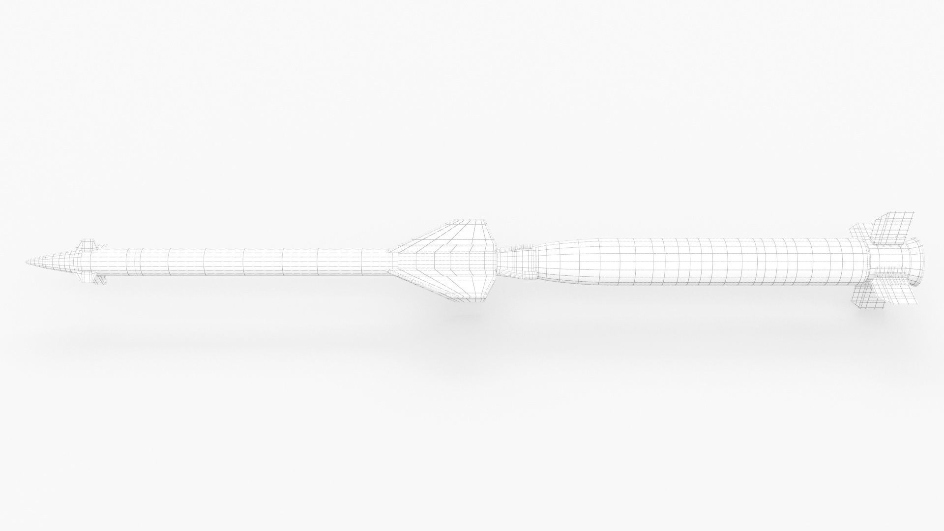 Pantsir S1 Two-Stage Missile 57E6E 3D model_15
