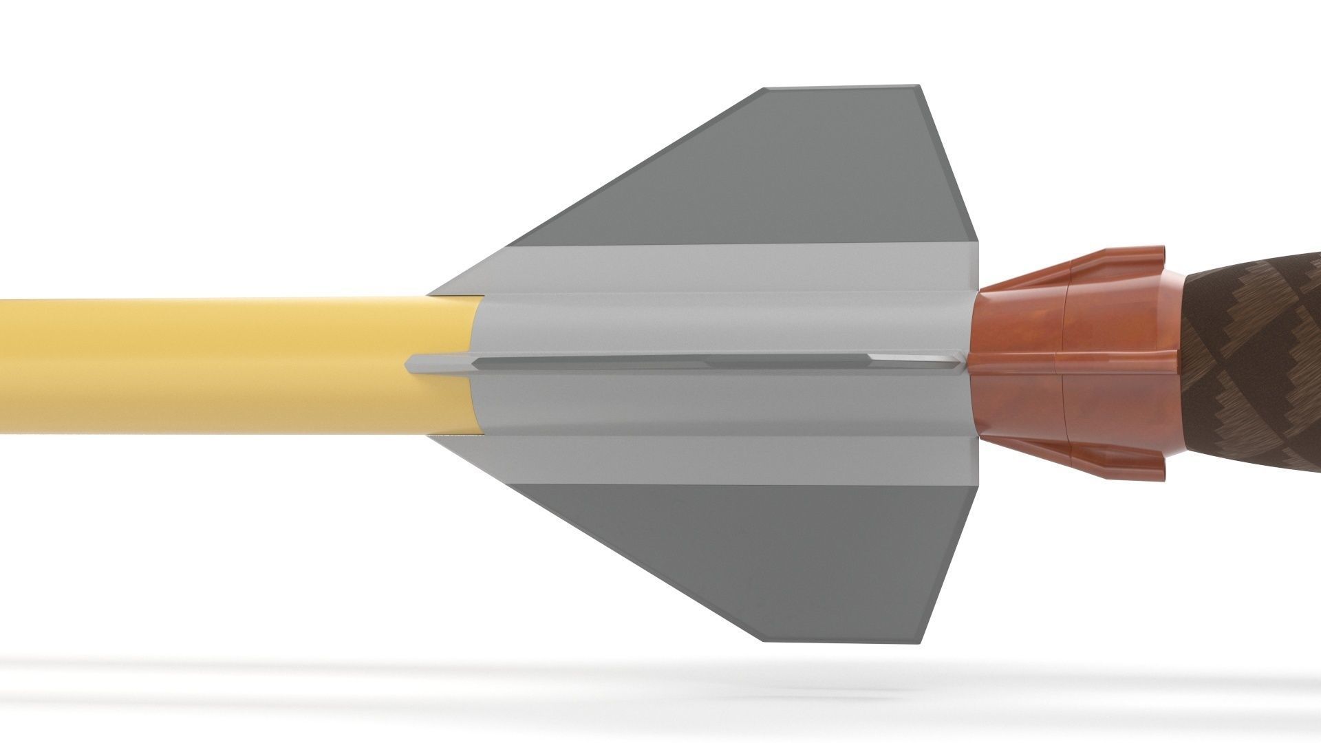 Pantsir S1 Two-Stage Missile 57E6E 3D model_3