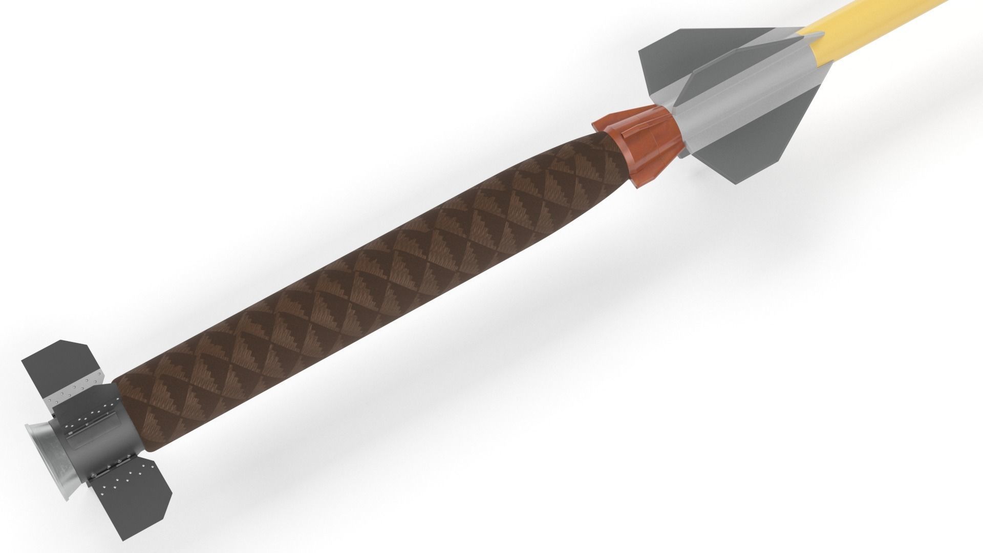 Pantsir S1 Two-Stage Missile 57E6E 3D model_4