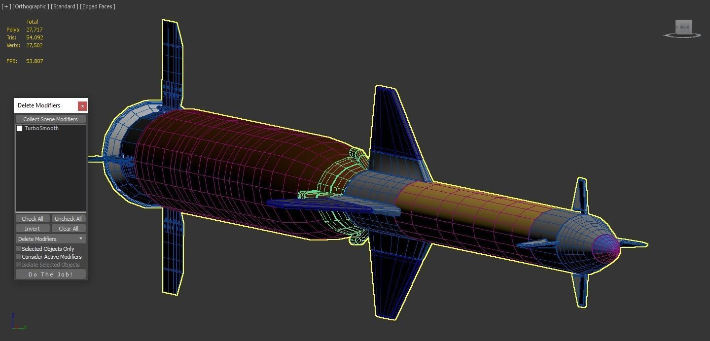 Pantsir S1 Two-Stage Missile 57E6E 3D model_8