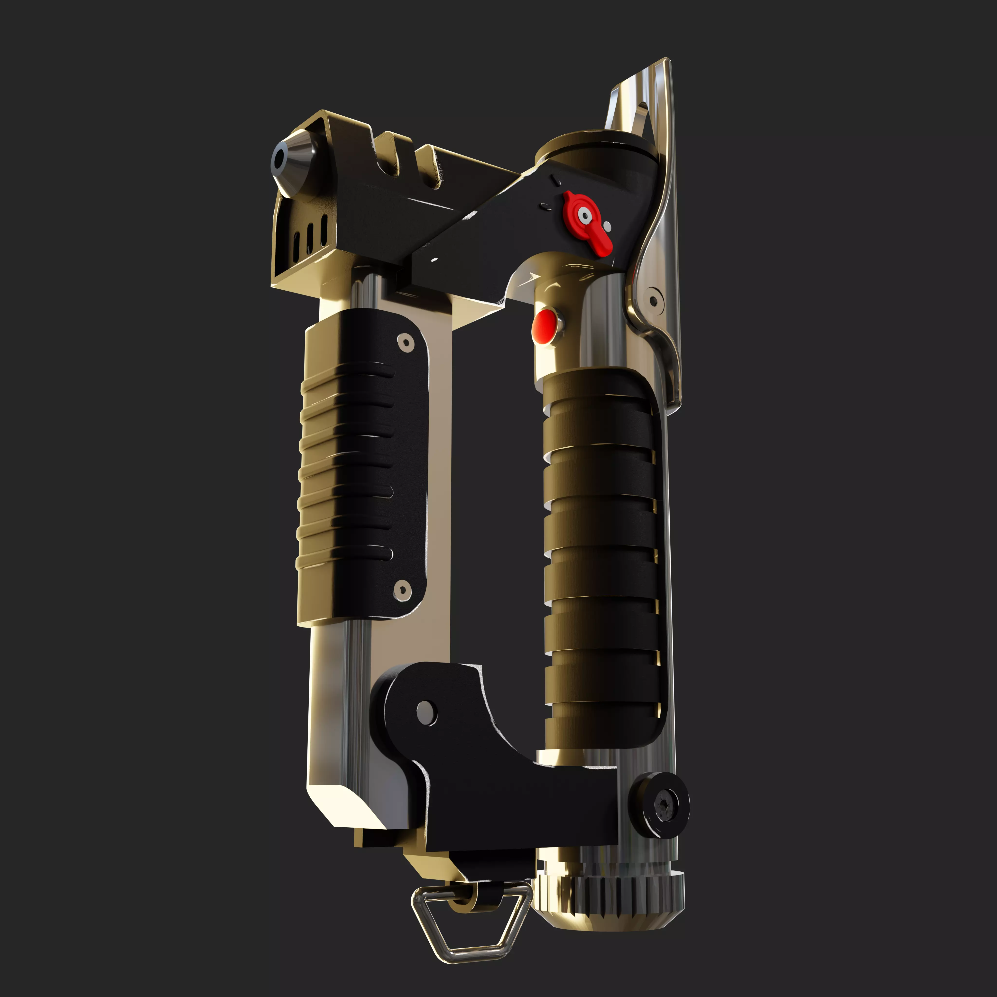 Lightsaber Blaster 3D print model_0