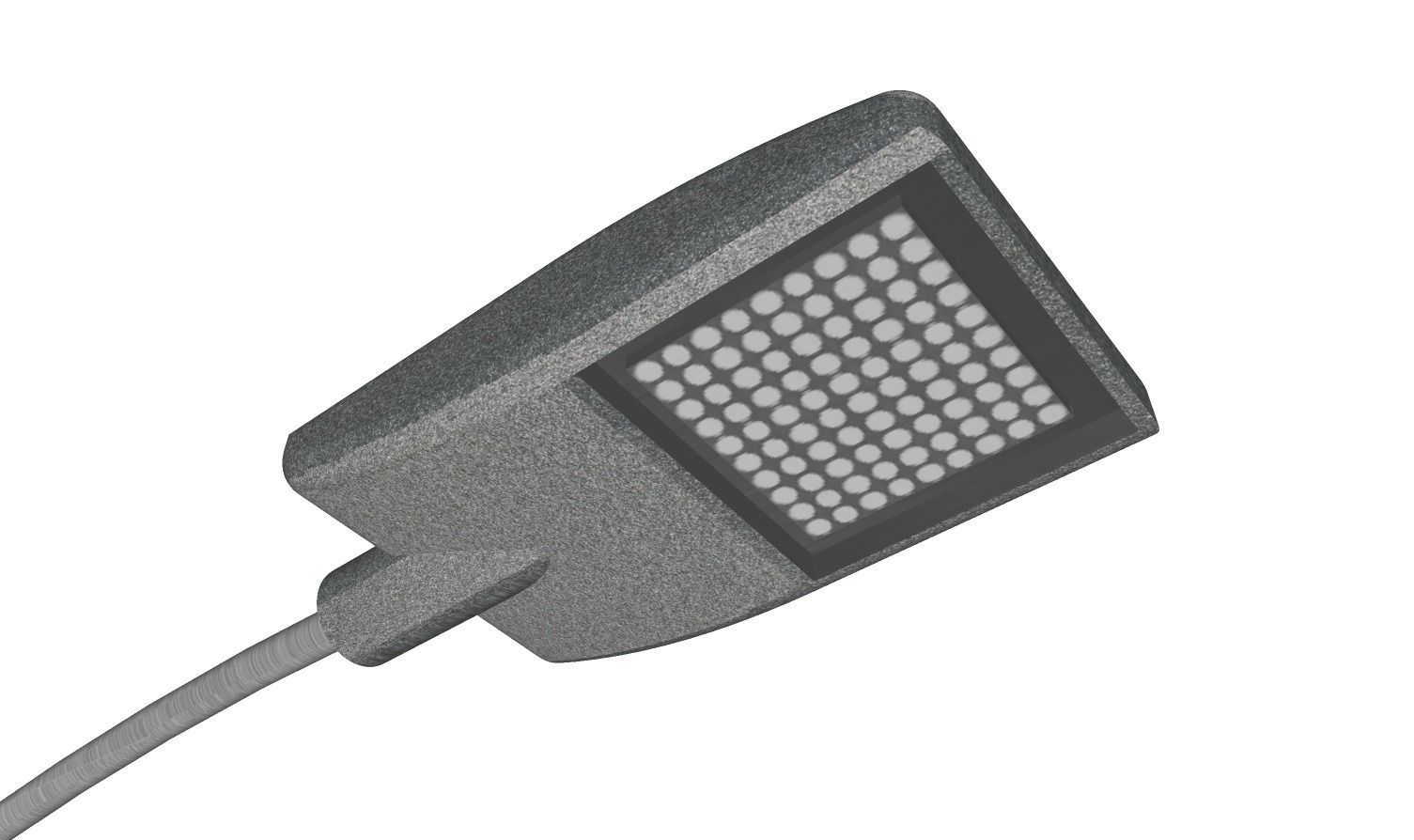 Concrete Lamp Post - Light Pole - Light Post - Street Light 51 3D model_5