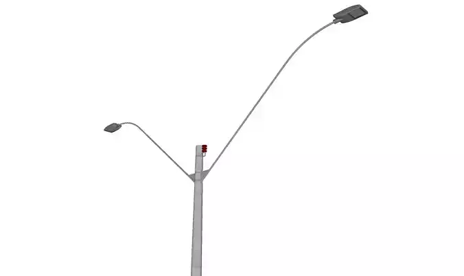 Concrete Lamp Post - Light Pole - Light Post - Street Light 51
