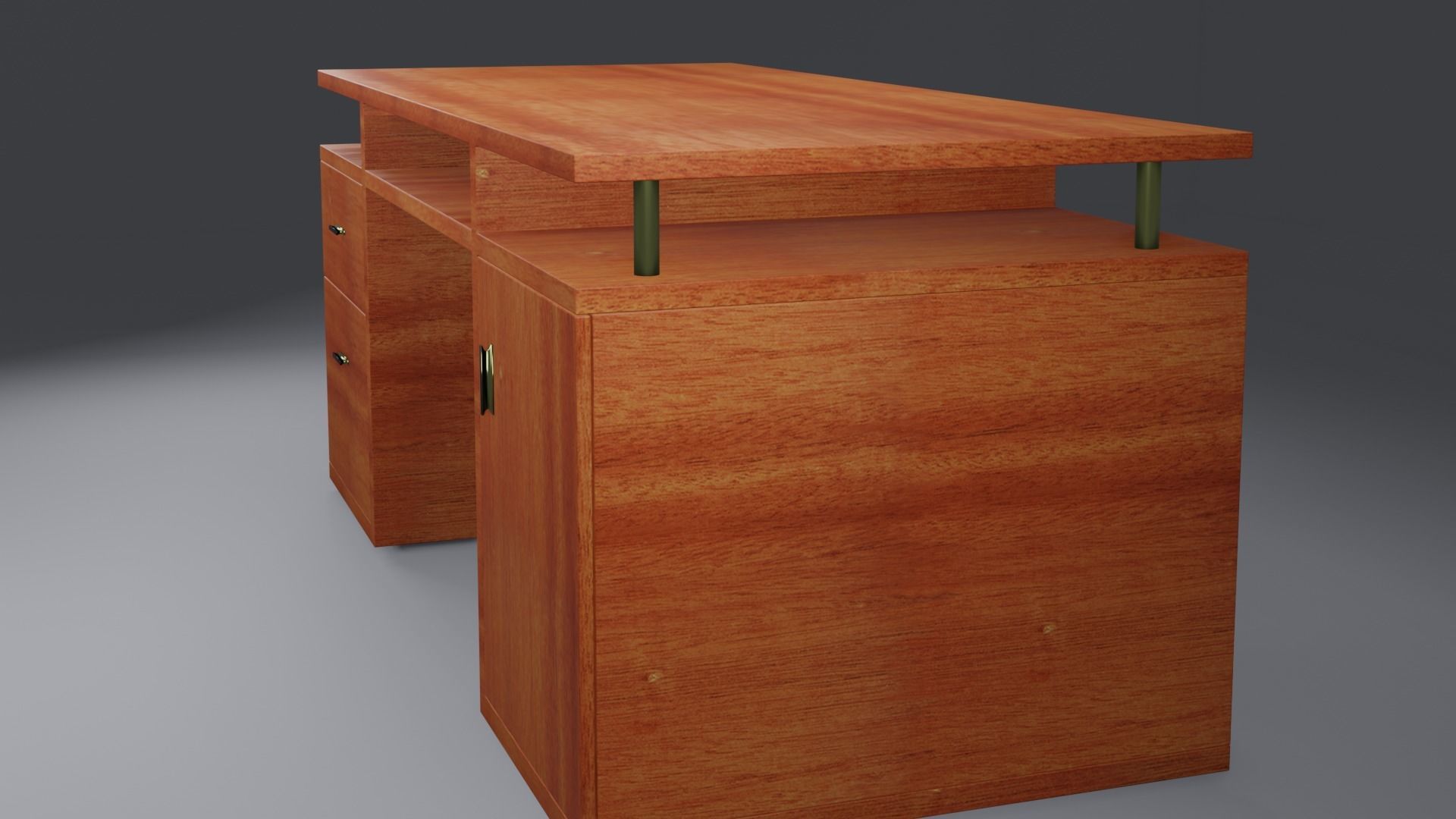 WOODEN TABLE 3D model_1