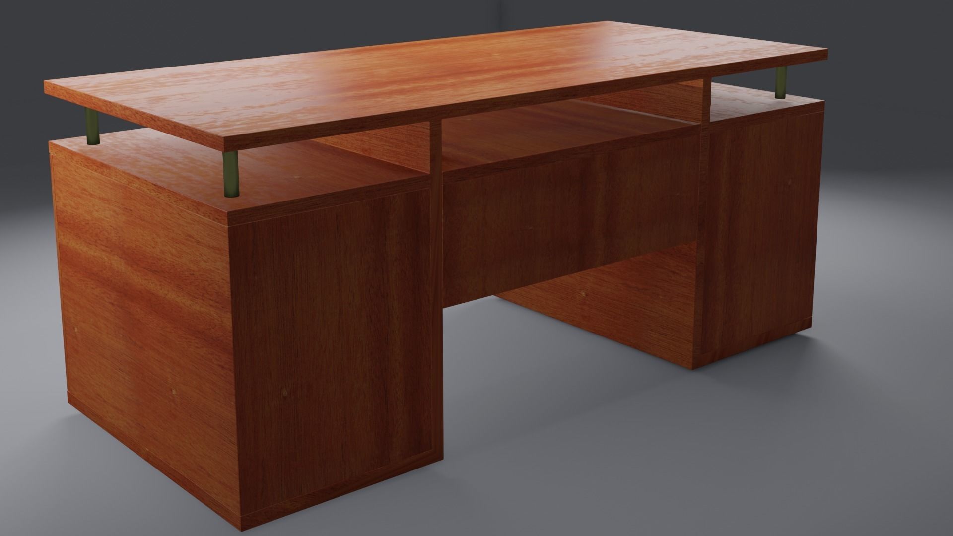 WOODEN TABLE 3D model_3