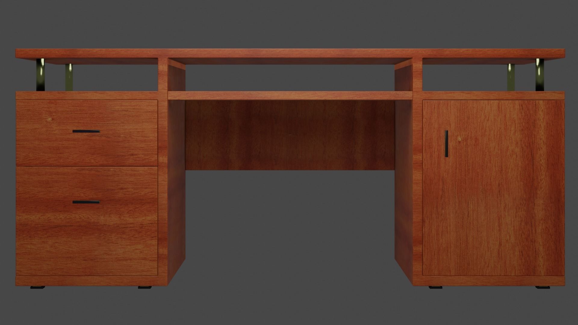 WOODEN TABLE 3D model_5