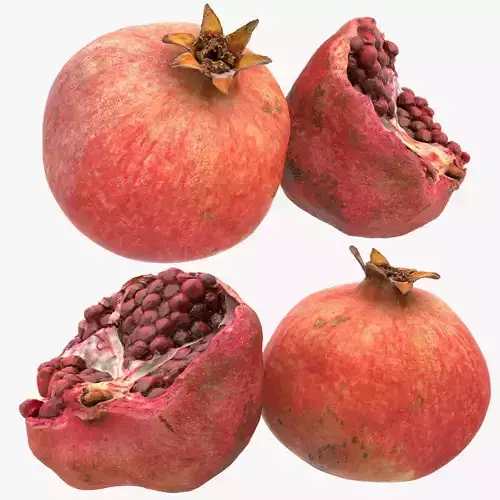 Pomegranate two pomegranates