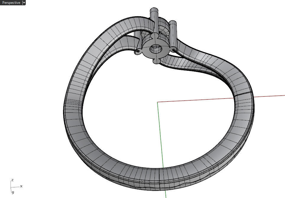 Soltaire ring 3D print model_14