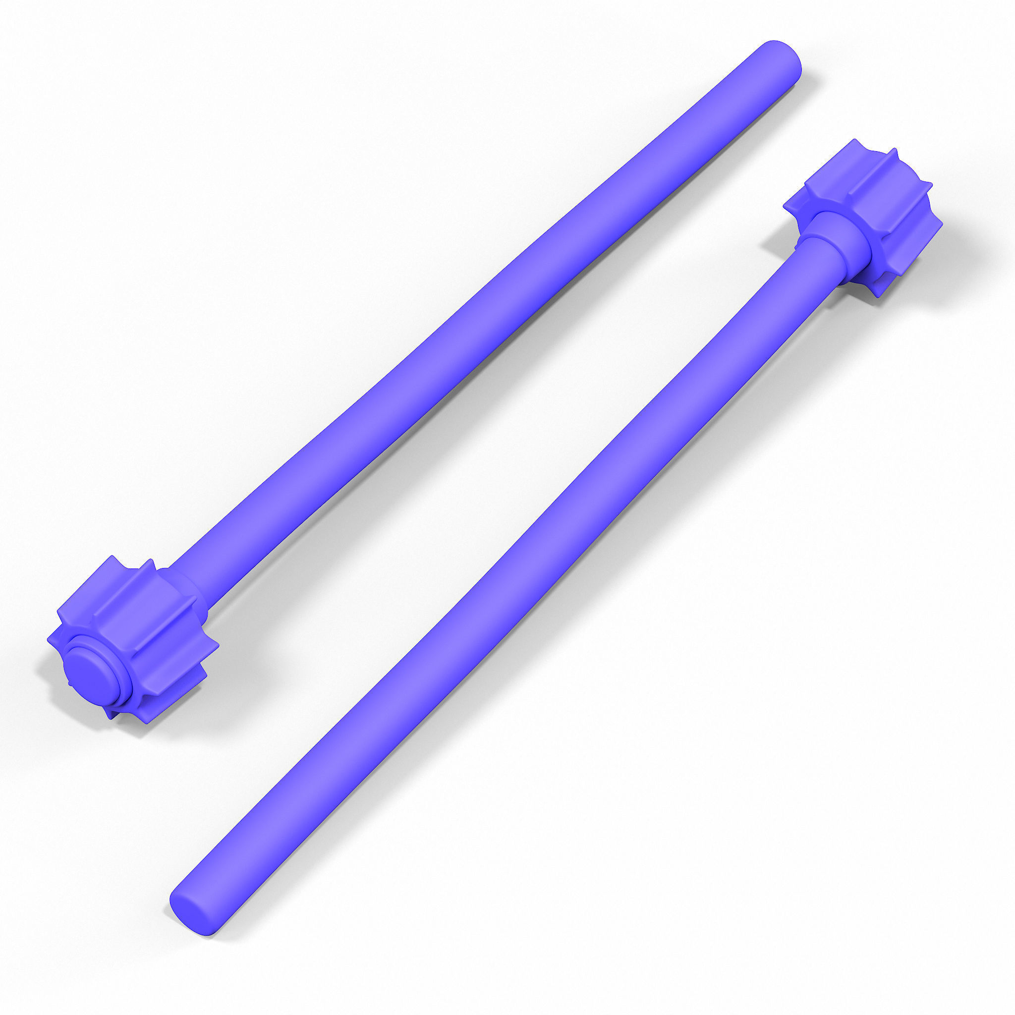 Melee Trench Mace Low-poly 3D model_12