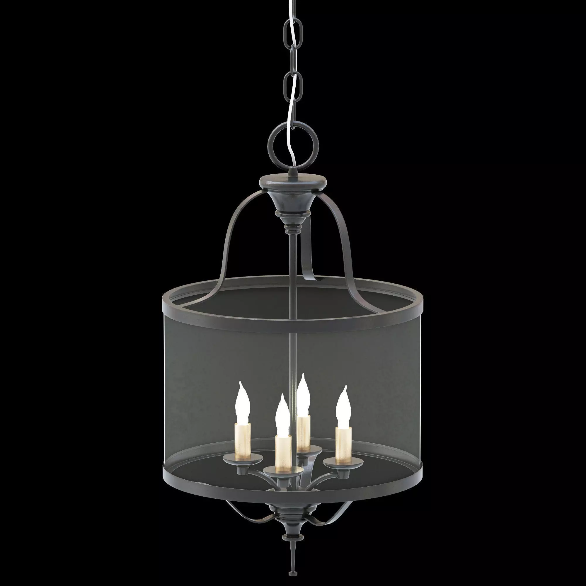 Currey and Company Ardmore Lantern 3D model_0