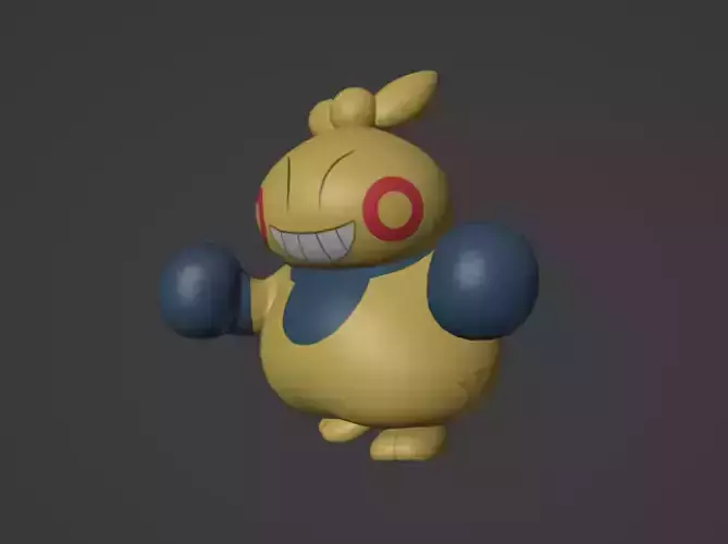 Makuhita pokemon 3D print model